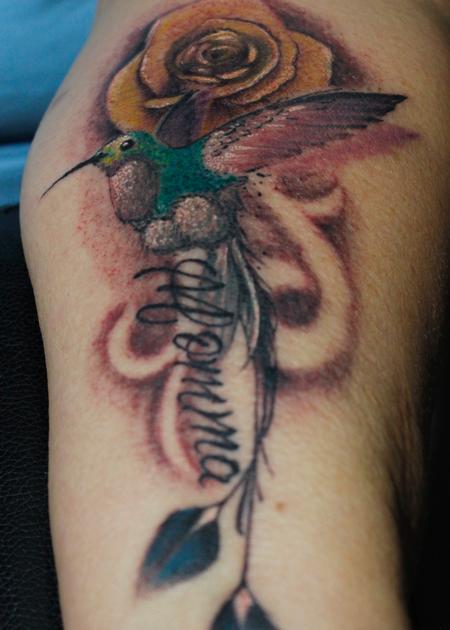 Tattoos - Momma Hummingbird. - 132094